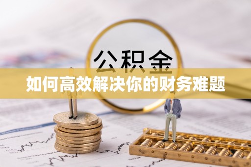 梁园如何高效解决你的财务难题